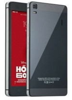 Луксозен заден капак с вграден стъклен протектор за LENOVO A7000 / Lenovo K3 Note черен със сив гръб